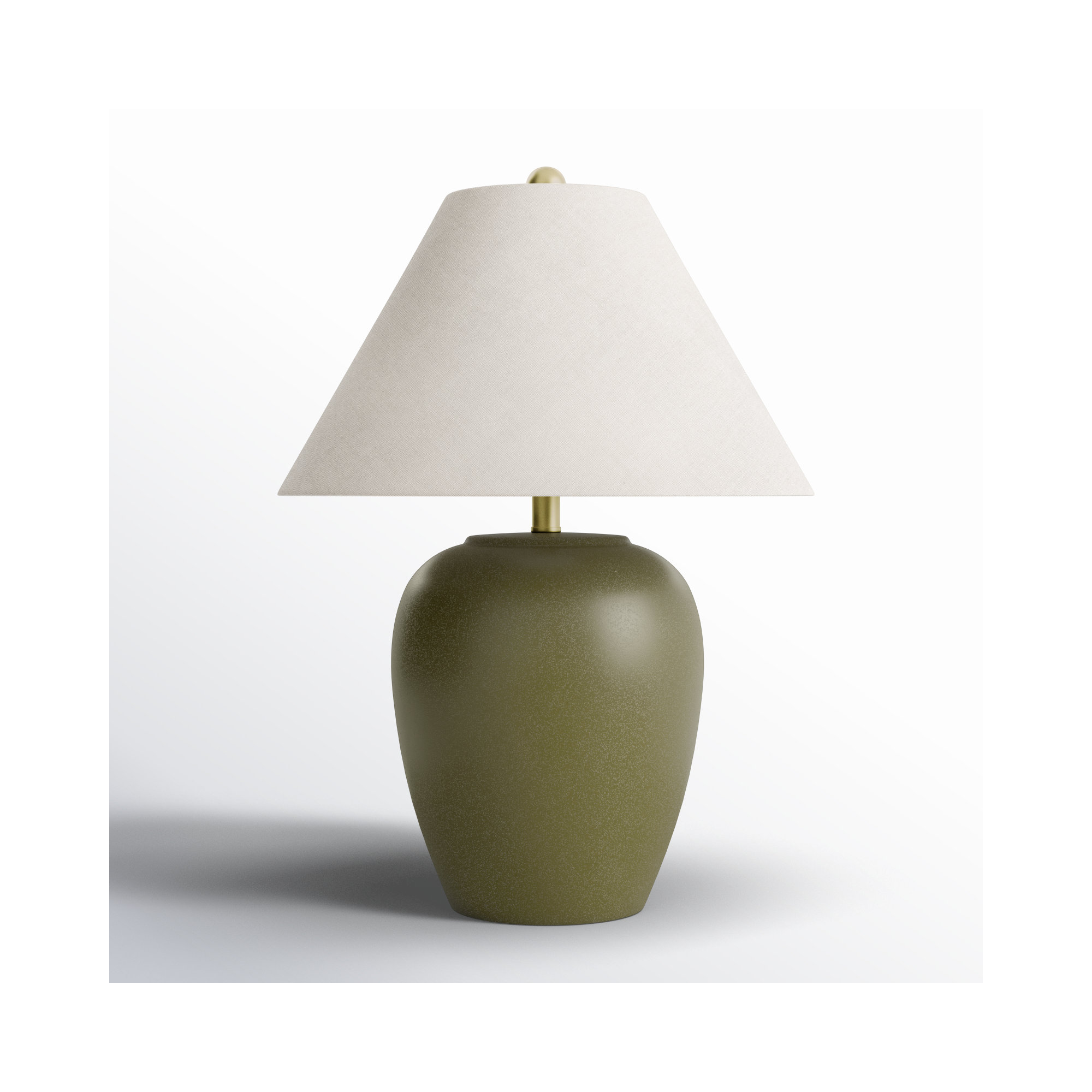 Eustacia Ceramic Table Lamp, Green