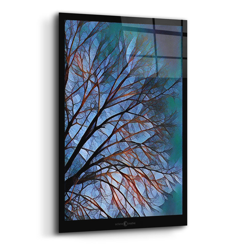 «Early Evening Tree» par Tim Nyberg, H 24 po x l 16 po x P 0,2 po