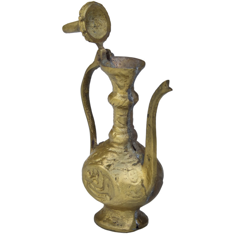 Early 20th Century Handmade Moroccan Berber Brass Decorative Accent