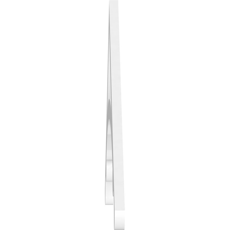 Pignon en PVC de qualité architecturale Legacy, H 22 po x l 48 po x P 1 po, 11 / 12