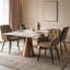 Luxury Modern Velvet Tufted Armchair with 11.5cm Thick Cushion for Dining Room, Restaurant, Reception Room, Hotel-435966724