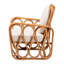 Bohemian Light Honey Rattan Arm Chair