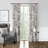 Toile De Jouy 100% Cotton Toile Room Darkening Pinch Pleat Single Curtain Panel-60220700-60220711