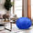 Velvet Bean Bag Chair, Red-3Ft Plush Floor Chair For Kids And Adults W/ Washable Cover, Lounge Chair With Stretchable Fabric, Comfy Bedroom Chair, Filled With Shredded And Memory Foam.-1259477316-1259477323