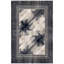 Tapis Marlowe moderne à l'aquarelle abstraite grise et noire, lavable à la machine, antidérapant, à poils courts, pour intérieur et extérieur, adapté aux animaux domestiques, idéal pour le salon, la chambre, la salle à manger, l'entrée, le corridor ou le bureau.-614270074