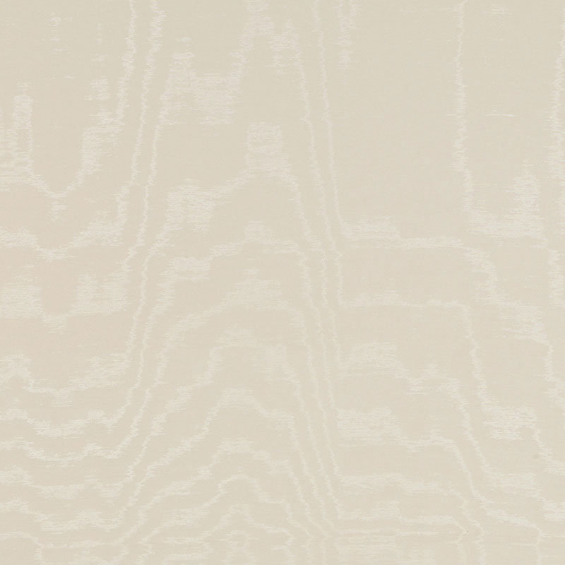 Aria Moire Fabric, Ecru