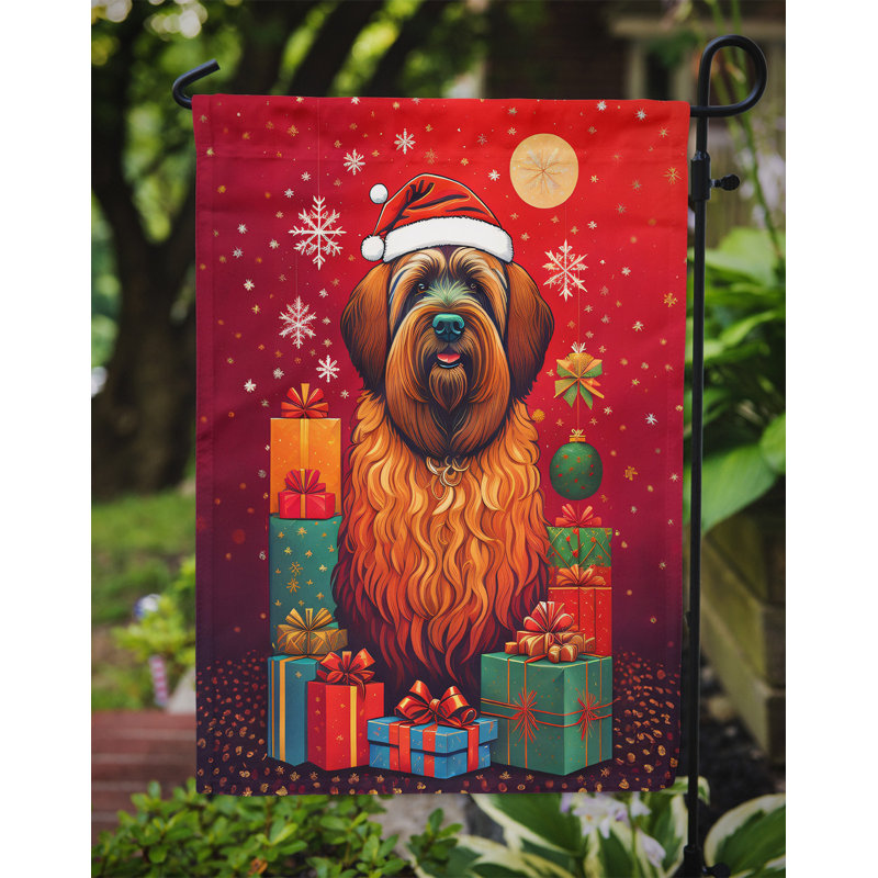 Double Sided 15.5'' H x 11.25'' W Polyester Christmas Garden Flag