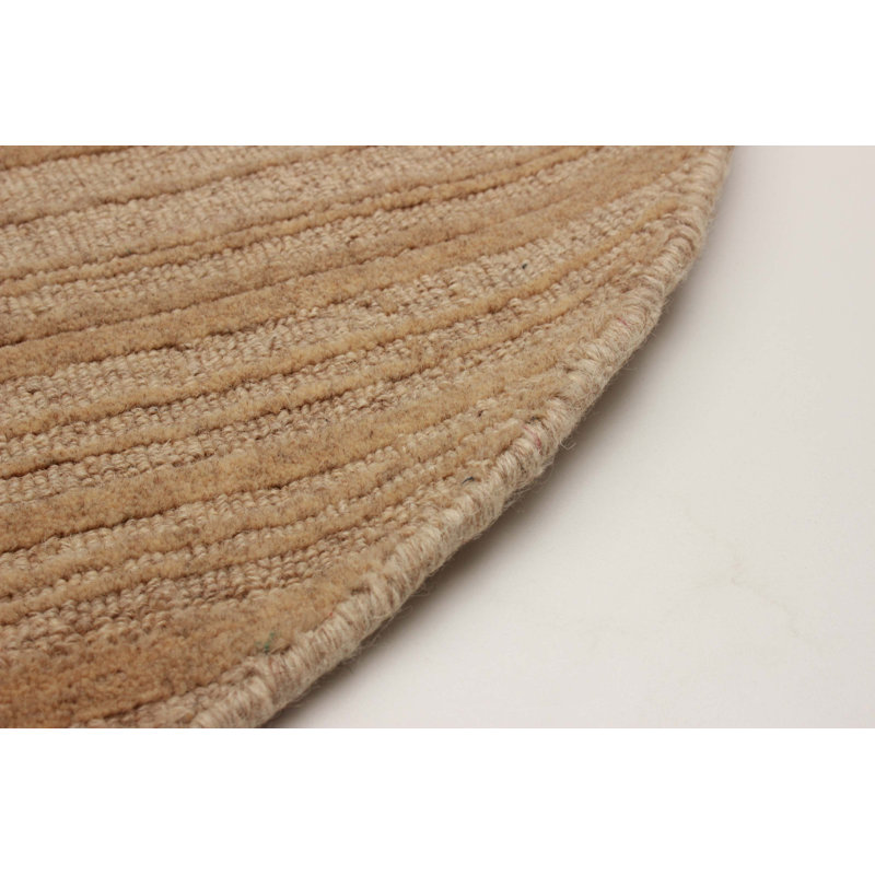 Tapis brun clair Kashkuli Gabbeh 4 pi 0 po x 4 pi 0 po