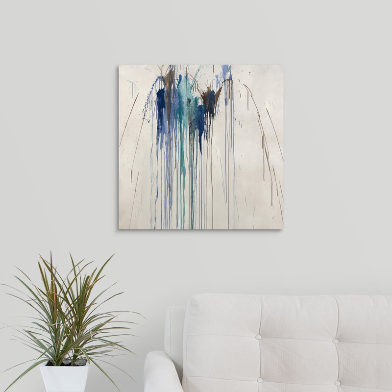 « pas de temps pour le blues », peinture sur toile, H 20 po x l 20 po x P 1,25 po, Toile tendue