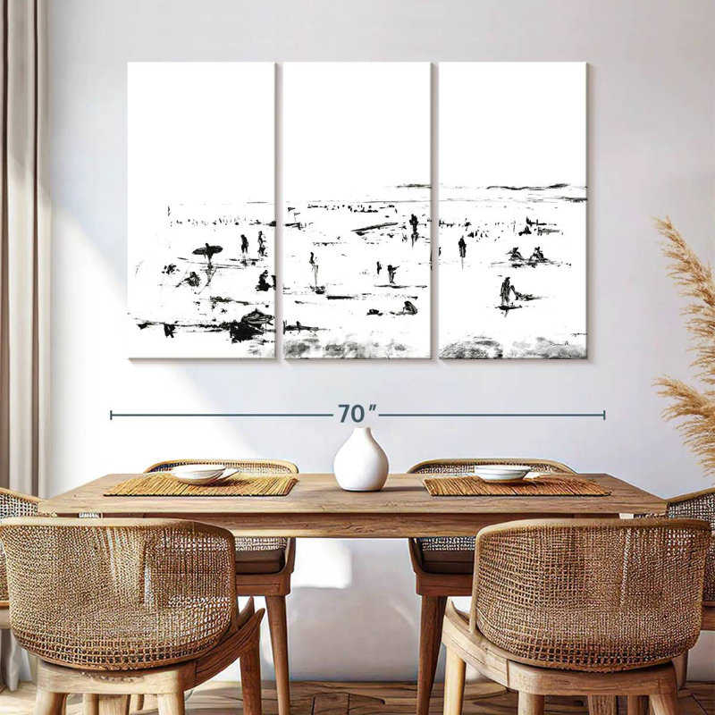 Avery Beach People, 42" H x 65" W