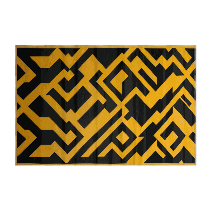 Tapis brun intérieur et extérieur Trellis, Rectangulaire 3 pi x 5 pi