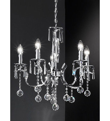 5 - Light Candle Style Chandelier