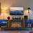 26 Inch Electric Fireplace Insert, Ultra Thin Heater With Log Set & Realistic Flame, Remote Control With Timer, Overheating Protection