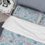 Paisley floral rose et bleu - Ensemble de housse de couette abstrait - Microfibre de polyester-334235008