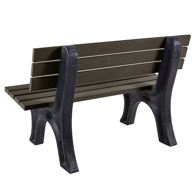 Swing Outdoor Bench, Weathered Acorn