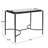 Uttermost Eisen Textured Glass Accent Table