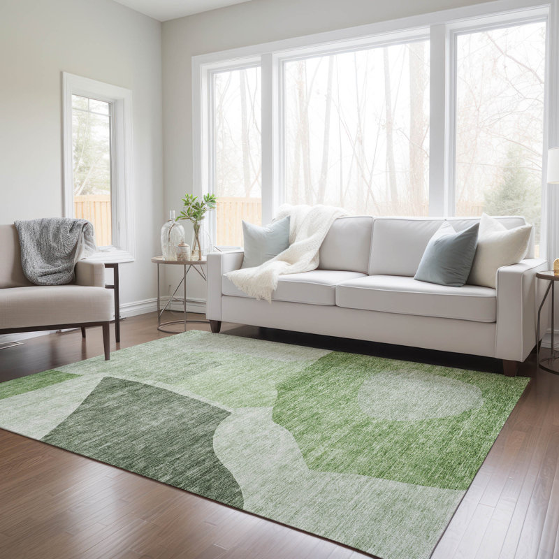 Tapis intérieur / extérieur Charice avec envers antidérapant, Rectangle 3 pi x 5 pi