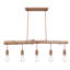 Ludowici 5 - Light Brown Kitchen Island Pendant
