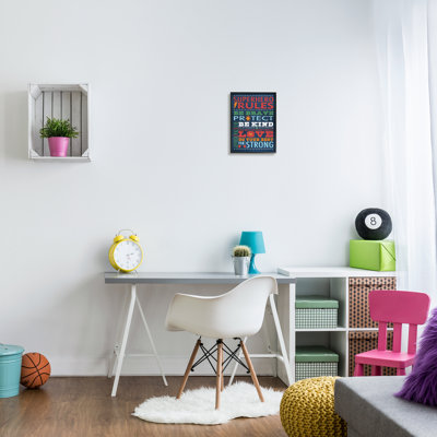 Superhero Rules - Textual Art