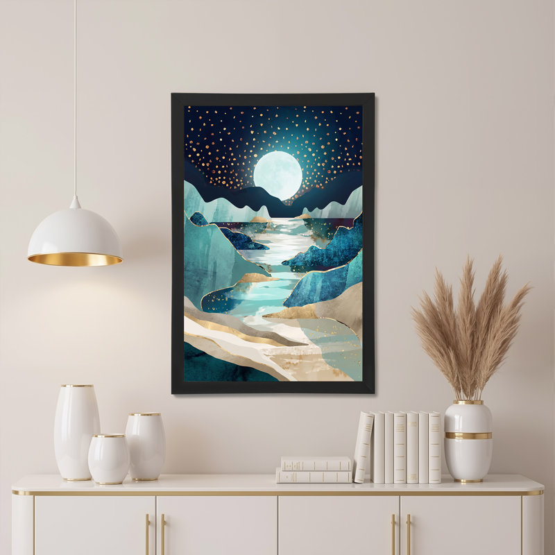 «Blue River», 24"H x 16"W