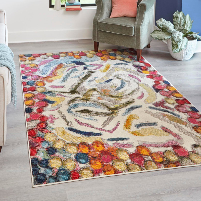 Washable Indoor Rug, Rectangle 9' x 12'