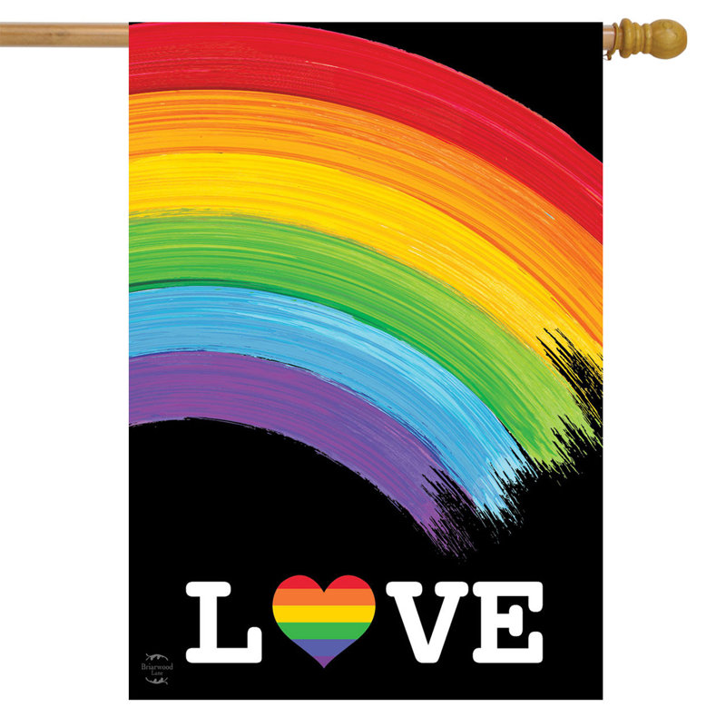 Drapeau Rainbow Love Pride House