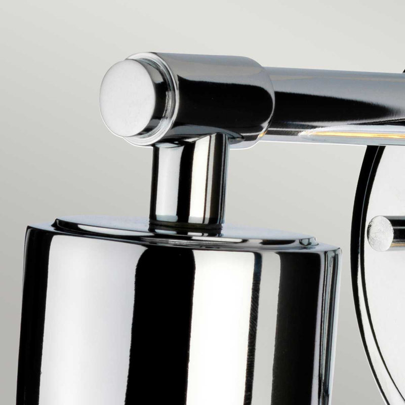 Trotwood Armed Sconce, Polished Chrome