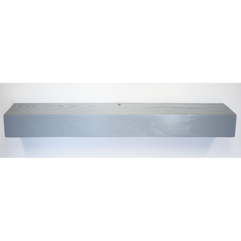Krystallynn Oak Floating Shelf, Gray, 6" H x 20" W x 8" D