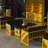 Industrial Style Iron Table And Sofa Sets - Person Dining Set