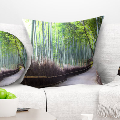Coussin de chemin de forêt kyoto kyoto