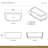 Eldon 69" x 34" Freestanding Back to Wall Bathtub With Void