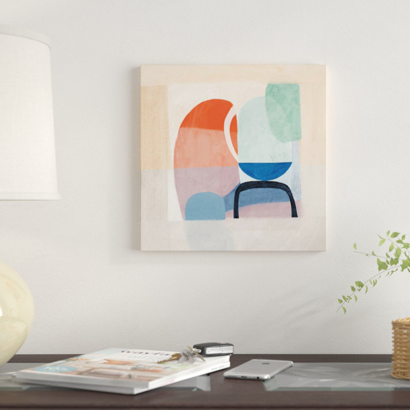 Multiforme II - Impression sur toile, H 37 po x l 37 po x P 0,75 po, Toile tendue, Pas de tapis