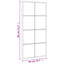Mikayia Rectangular Metal Wall Mirror-269484441