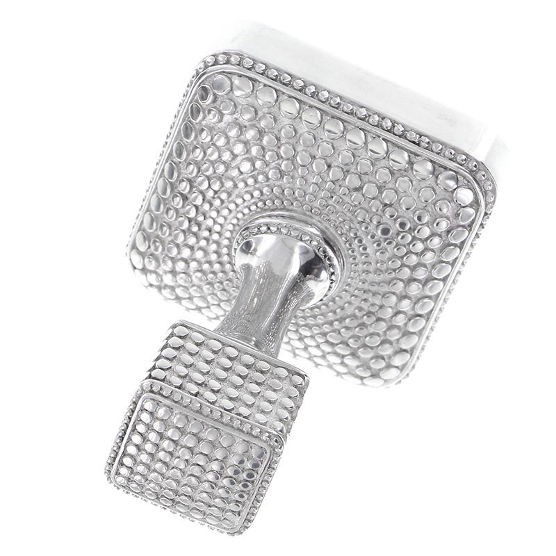 Tiziano Robe Hook, Polished Silver
