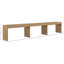 Console / bureau en bois massif et placage de chêne Avro