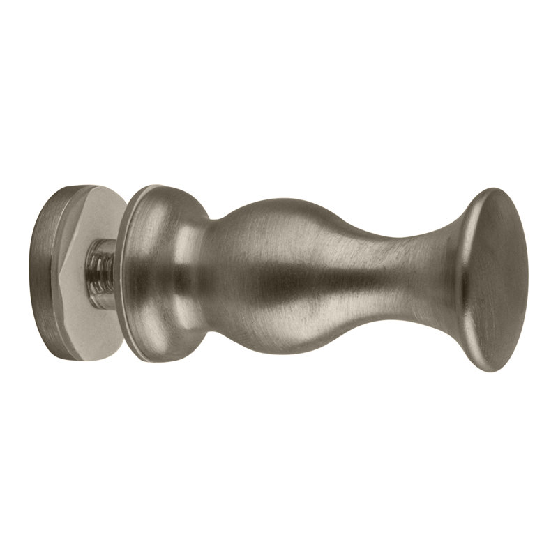 Bouton de porte Brixwell K-COLSM-BP, Étain brossé