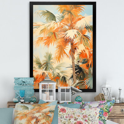 «Palm Tree Desert Oasis V», reproduction sur toile