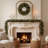 Ernberg 9ft Pre-Lit Greenery Pine Cone Christmas Garland, Warm White LED Lights with Timer, 3-Function