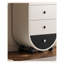 Commode d'appoint nordique de style rétro