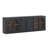 Modular Cabinet 3-Piece Sideboard with Shelves, Ebony-97068380