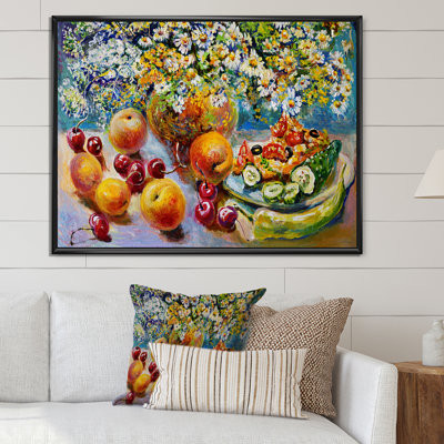 Fruit And Flower Paint Still Life " Fruit And Flower Still Life "