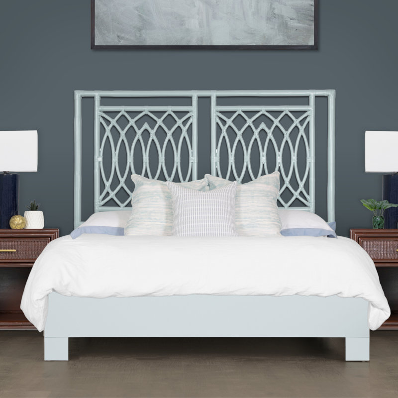 Haskins Headboard, Light Blue, Queen