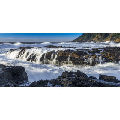 Thor''s Well Cape Perpetua Scenic Area; Oregon United States Of America Poster Print By The Nature Collection (42 X 18) # 12574039 -  Loon PeakÂ®, 85DFB8619C624238B8F0E578313C4743