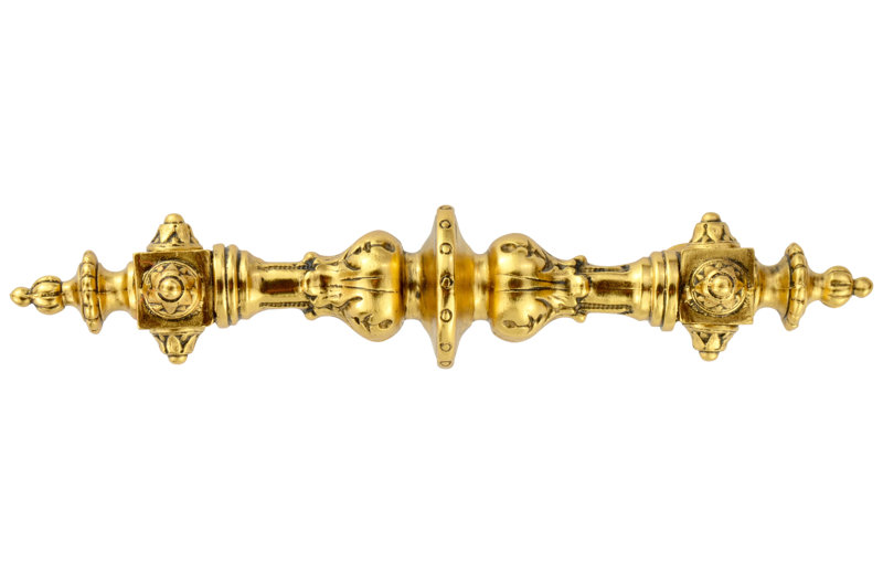 Kings Road Bar / Handle Pull, 24K Satin Gold