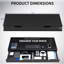 VIVO - Plateau de table universel noir de 55 po x 24 po pour cadres de bureau assis / debout (DESK-Top55B-H)