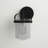 Georgetown 6" W 1-Light Stainless Steel Armed Sconce with Glass Shade-808799470