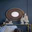 Miroir avec cadre en fer doré Colorway