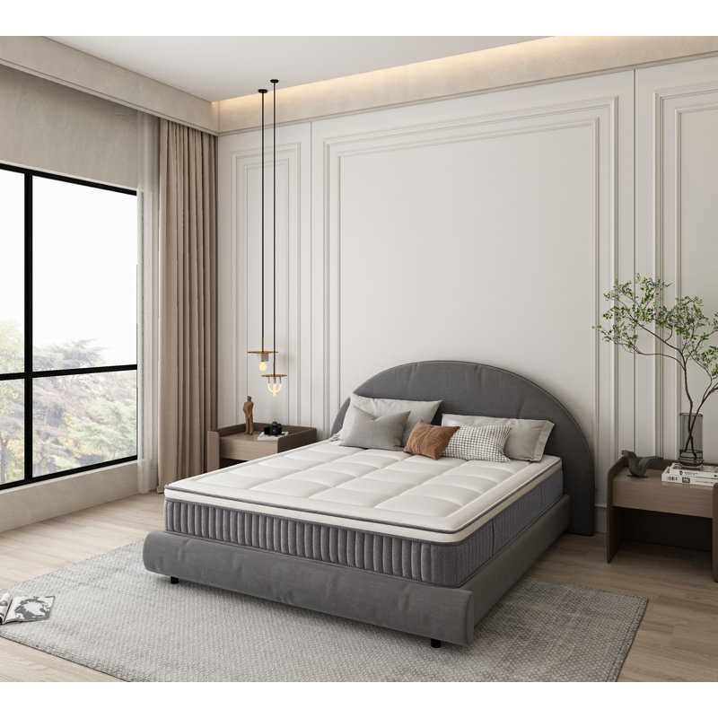 Matelas hybride moyen 10 po Nimley, Très grand californien