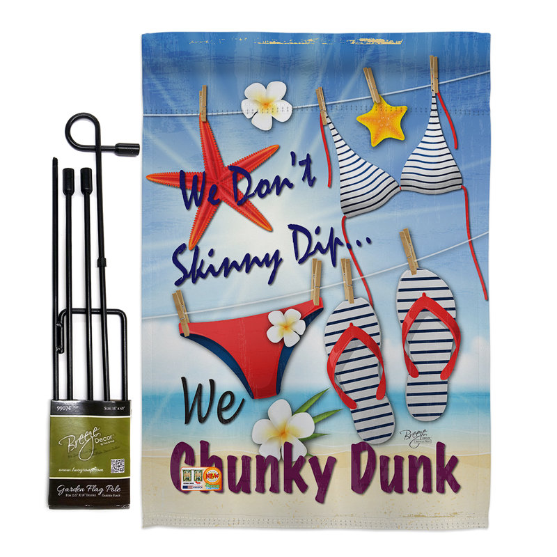 Double Sided 18.5'' H x 13'' W Polyester Flag Set