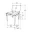 Chaises de salle à manger modernes en tissu avec dossier enveloppé confortable